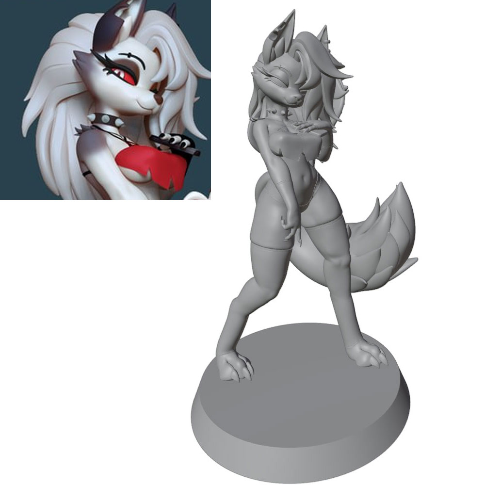 3D Printing Nyc - 1/24 = 75mm-1/10 = 175mm Anime
