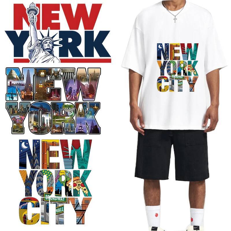 3D Printing Vinyl - New York Letters DTF Heat Transfer