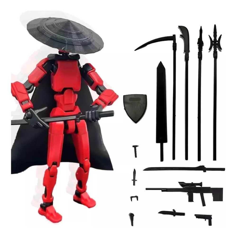3D Printing Titanium - NIEUWE 3D Gearticuleerde Figuren Action Figure