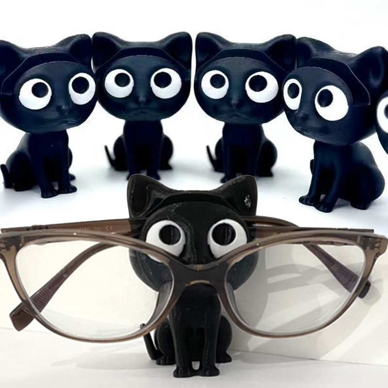 3D Printing Glasses Frames - 3D Leuke Kat Brilmontuurhouder Plastic Desktop