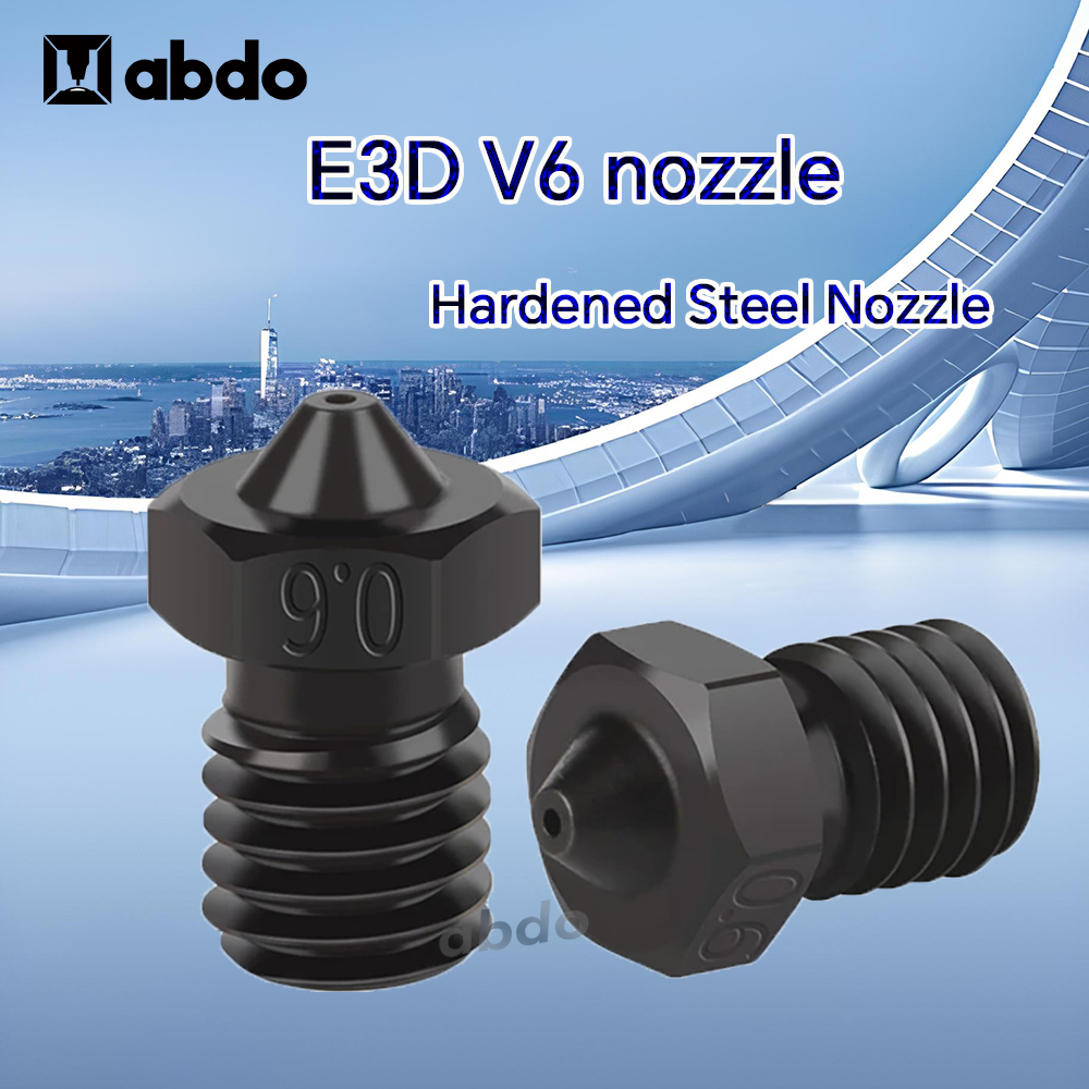 3D Printing Titanium - E3D Nozzle 0.2/0.4/0.6/0.8mm Gehard stalen nozzles