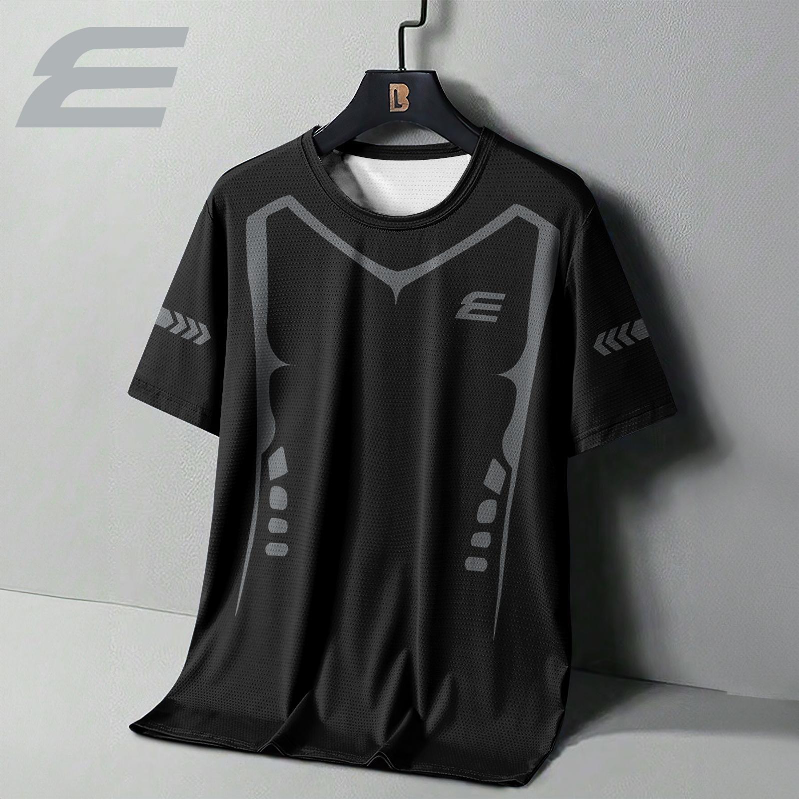 3D Printing Tablet - 3D Heren T-shirt Tennis Sport Ronde