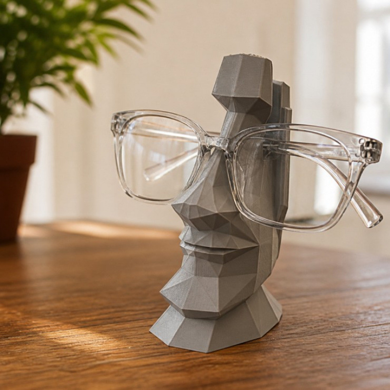 3D Printing Glasses Frames - Stone Man Brilmontuur 3D-printen Menselijke lichaamscontour