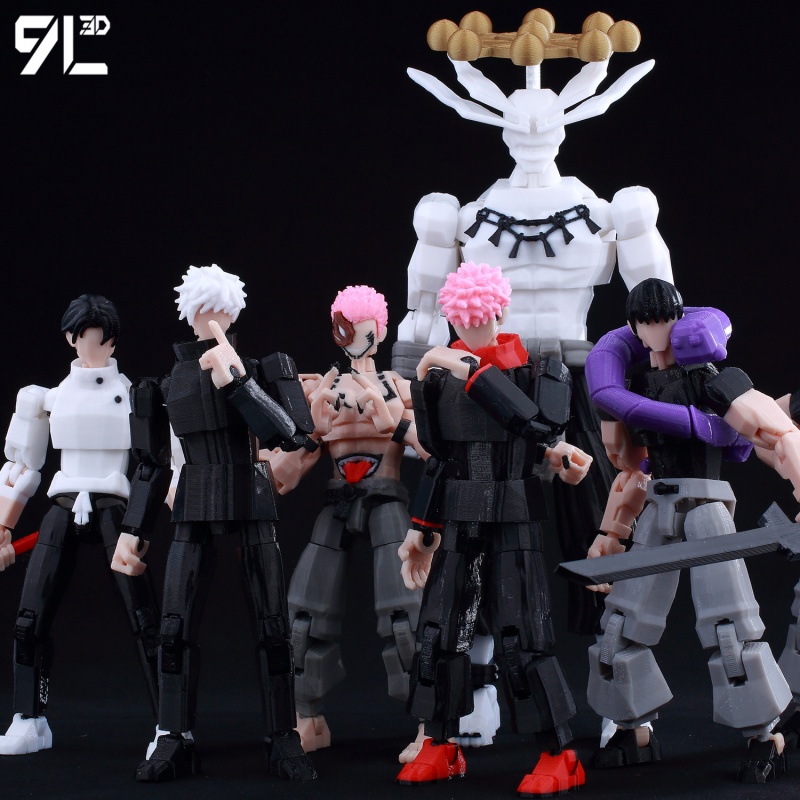 3D Printing Titanium - Nieuwe Jujutsu Kaisen Alle Personages 9L