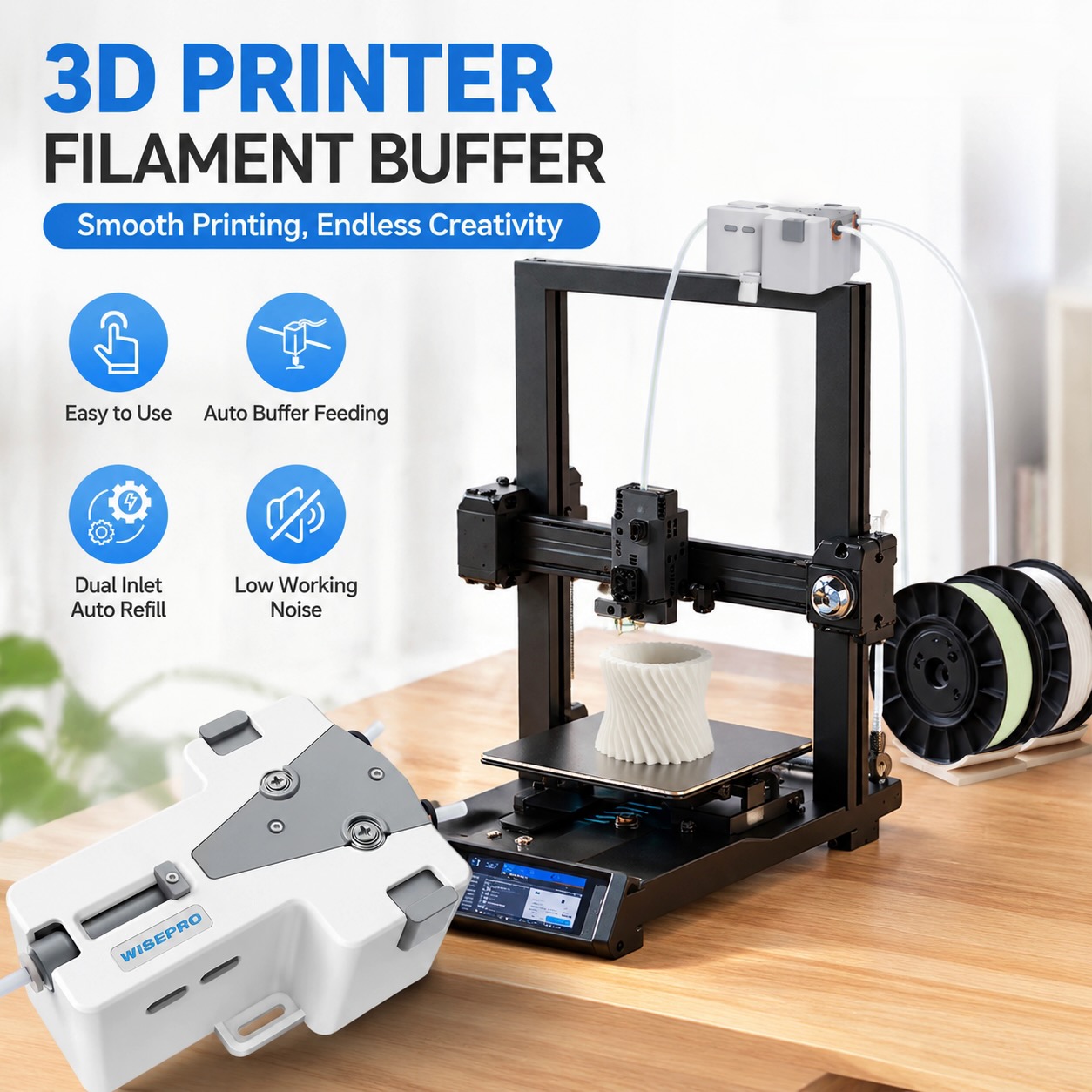 Pla Filament 1.75Mm - WISEPRO 3D-printer filament Tangent PLA/ABS 1.75mm