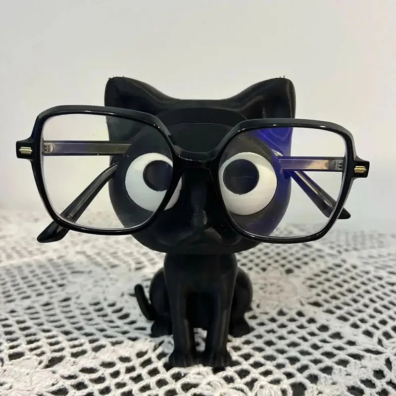 3D Printing Glasses Frames - 3D-geprinte kattenbrilmonturen - schattige plastic opbergdoos