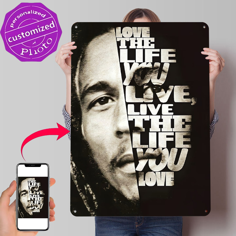 3D Printing Quote - Bob Marley Quote Poster Retro 3D