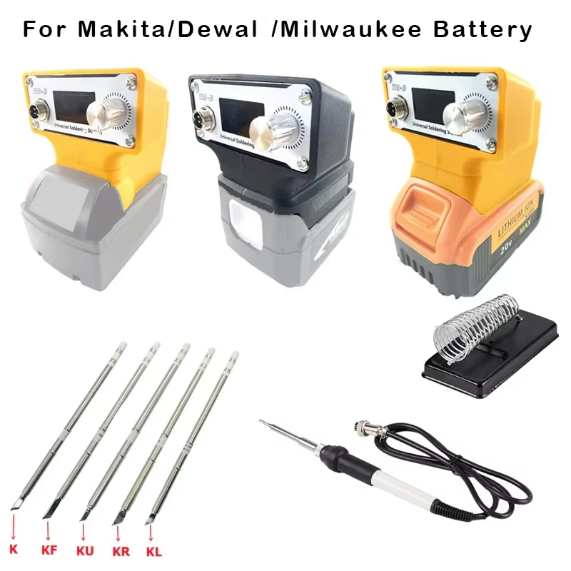 Milwaukee Drill M12 Fuel - Lasstation Soldeerstation voor Makita/Dewlt/Milwaukee 18V 20V