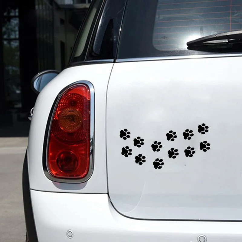 Auto Sticker Dier Kat Poot Pri - 3D Printing Vinyl recensie en prijs
