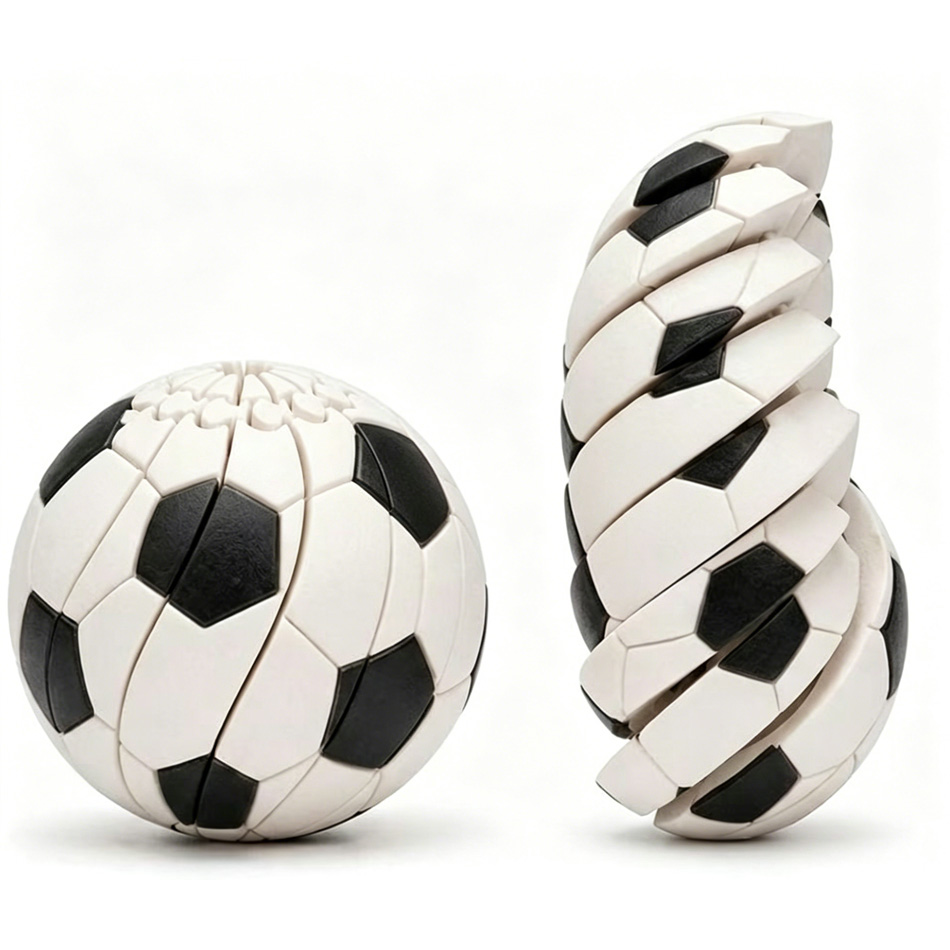 Voetbal & honkbal transformeer - 3D Printing Fidget Toys recensie en prijs