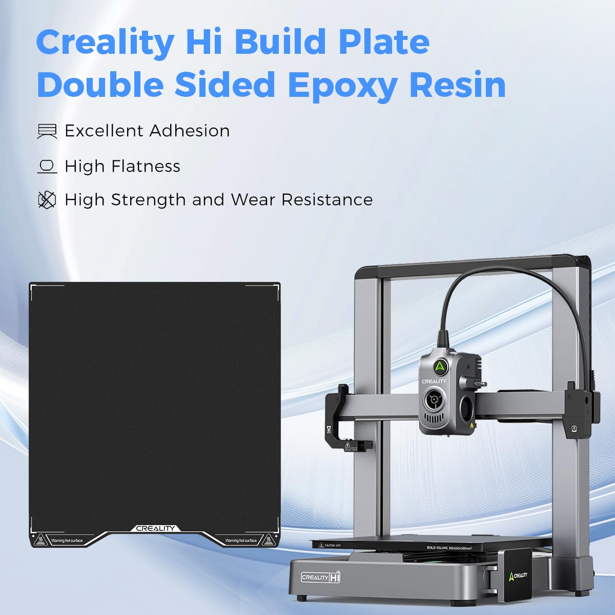 Creality Hi Epoxyhars bouwplaa - 3D Printing Workshop recensie en prijs