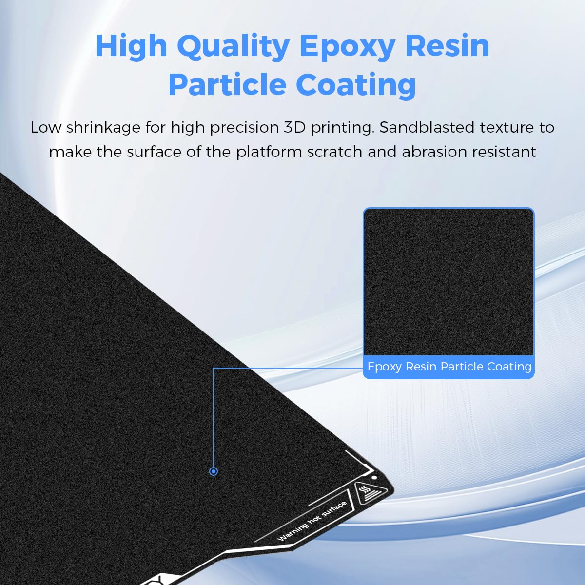 Creality Hi Epoxyhars bouwplaa - 3D Printing Workshop recensie en prijs