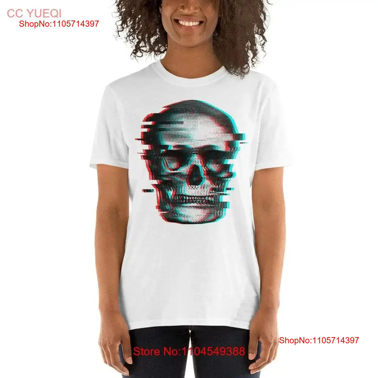 Geknikte schedel retro T-shirt - 3D Printing X Ray recensie en prijs