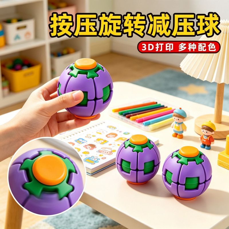 3D Geprinte Drukknop Draaibare - 3D Printing Fidget Toys recensie en prijs