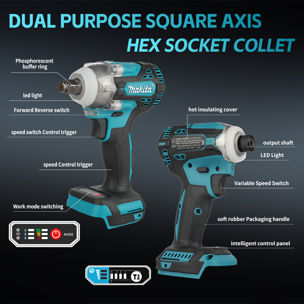 Makita DTW300 borstelloze opla - Makita Drill Dtw300 recensie en prijs