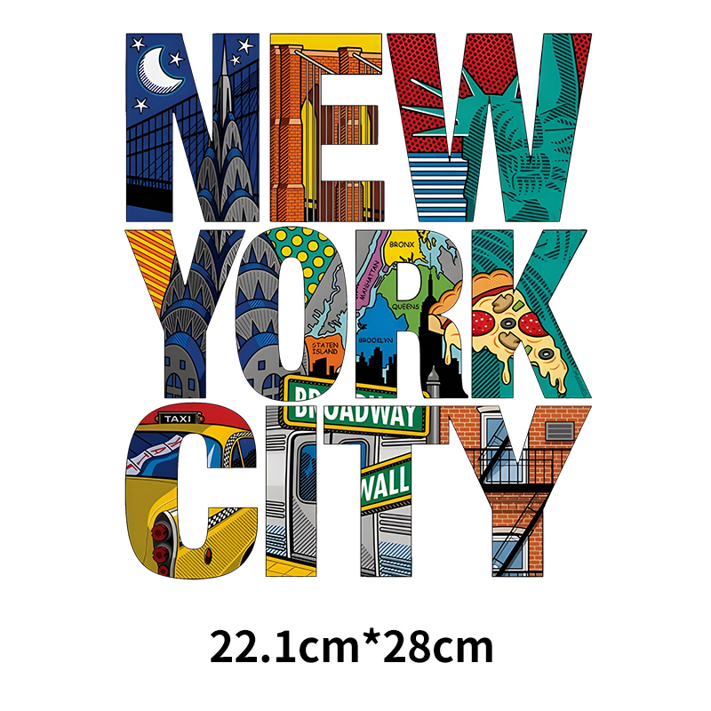 New York Letters DTF Heat Tran - 3D Printing Vinyl recensie en prijs