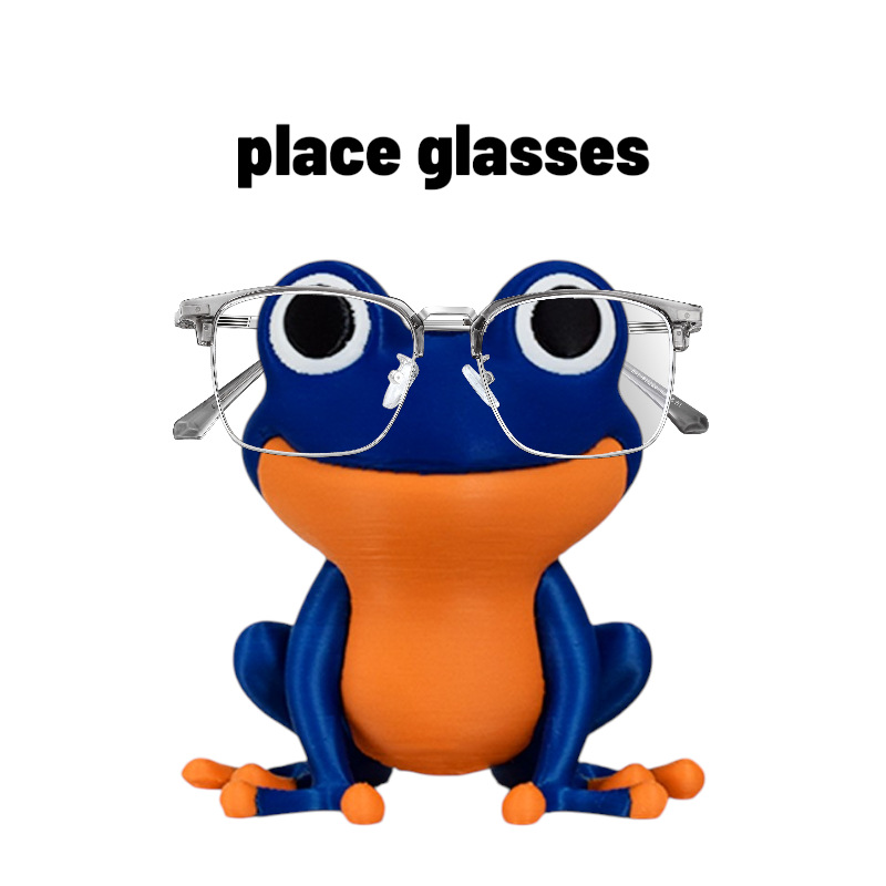 Creatieve grote ogen kikkervor - 3D Printing Glasses Frames recensie en prijs