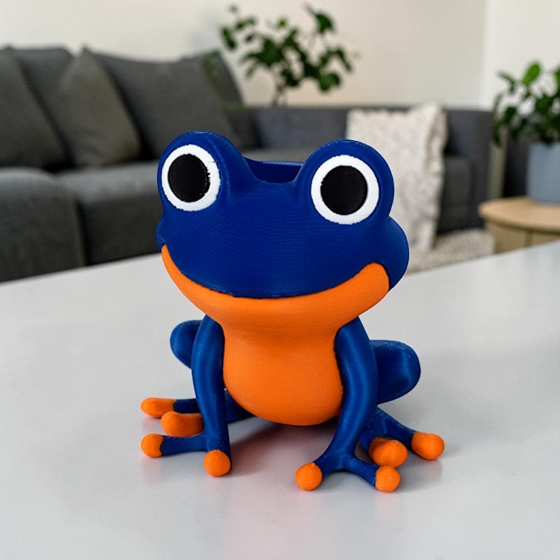 Creatieve grote ogen kikkervor - 3D Printing Glasses Frames recensie en prijs