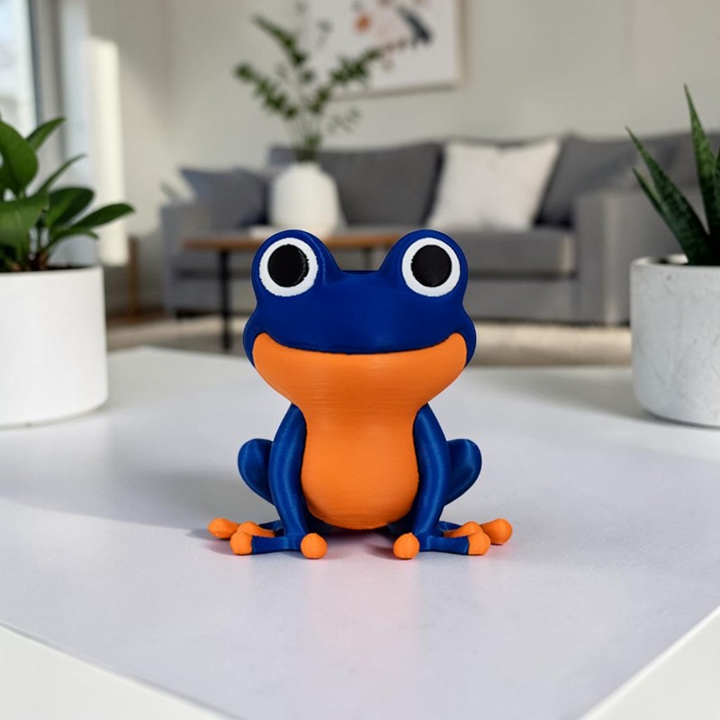 Creatieve grote ogen kikkervor - 3D Printing Glasses Frames recensie en prijs