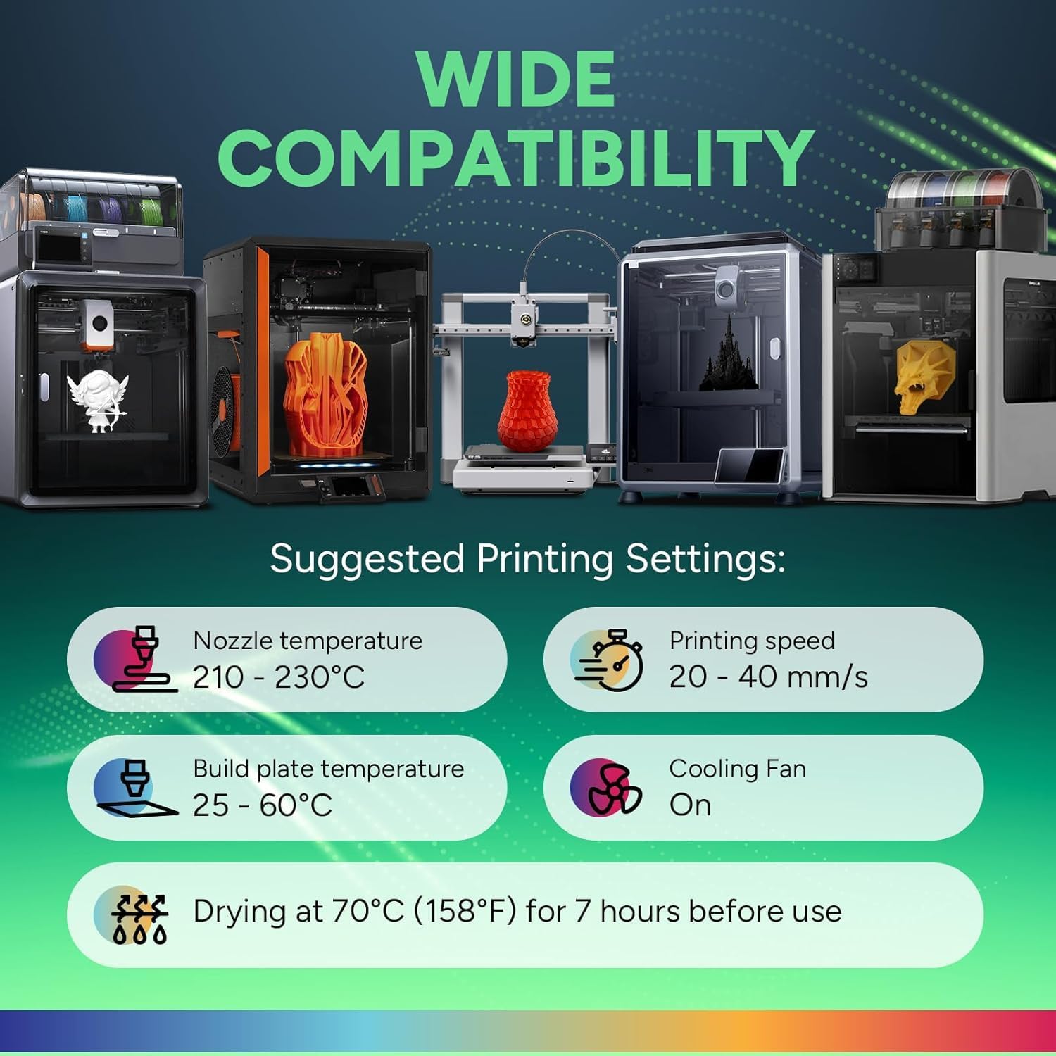 95A TPU flexibel filament, zac - Pla Filament 1.75Mm recensie en prijs