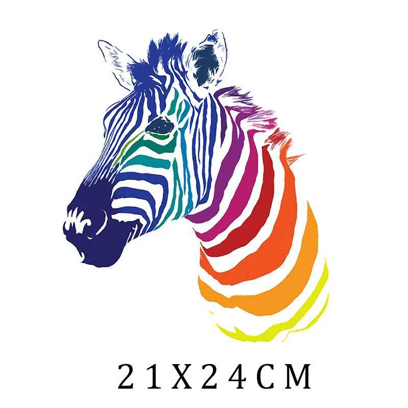 Kleuren Zebra's Dierenpatches  - 3D Printing Vinyl recensie en prijs