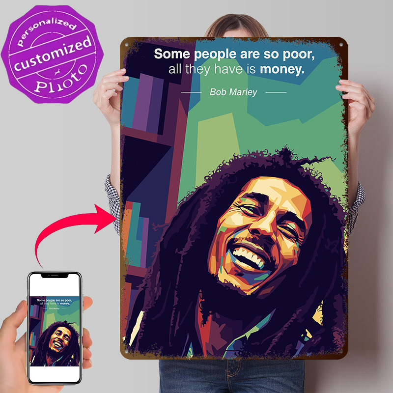 Bob Marley quote pop art 3D ge - 3D Printing Quote recensie en prijs