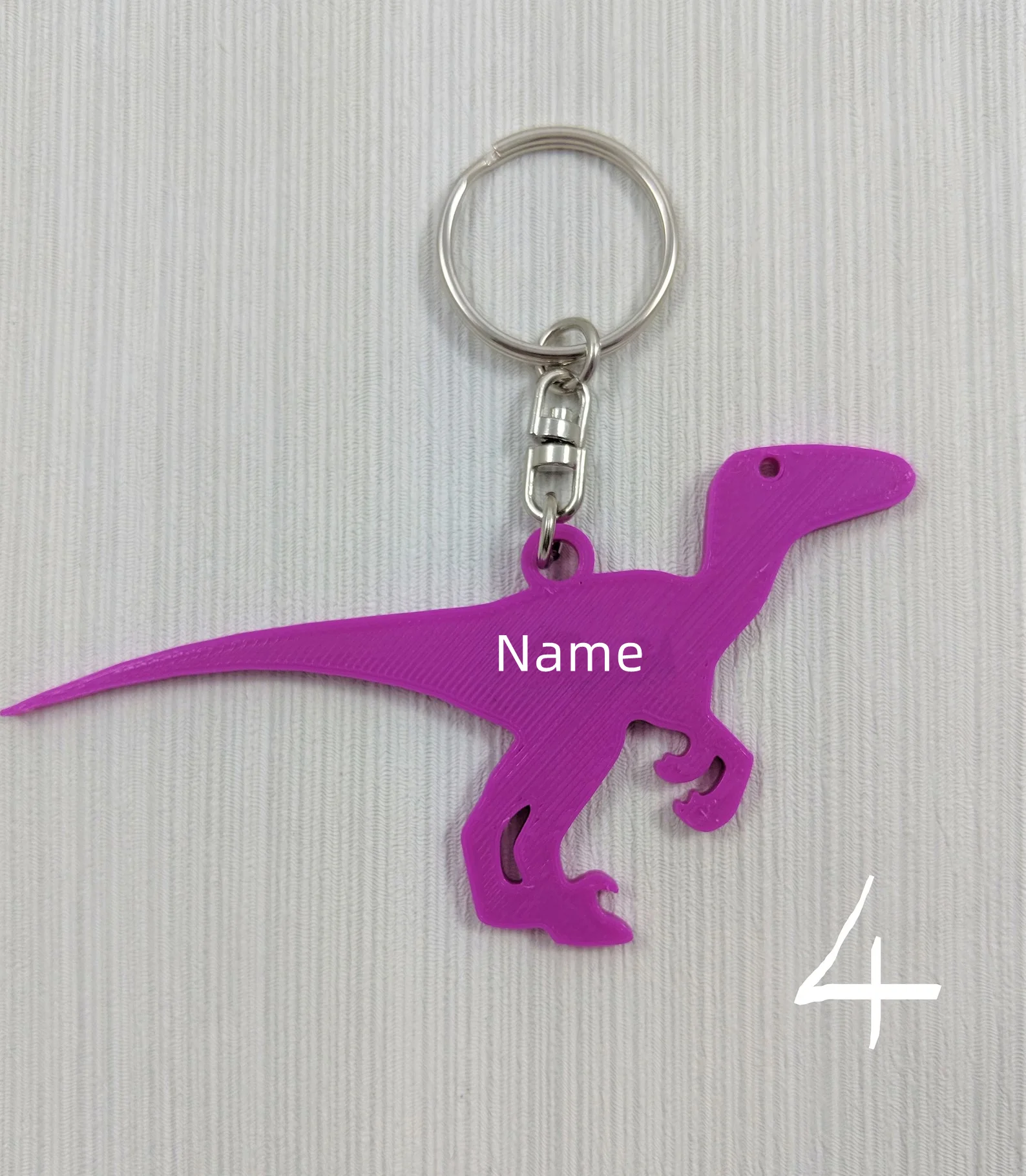 Aangepaste naam sleutelhangers - 3D Printing Steel recensie en prijs