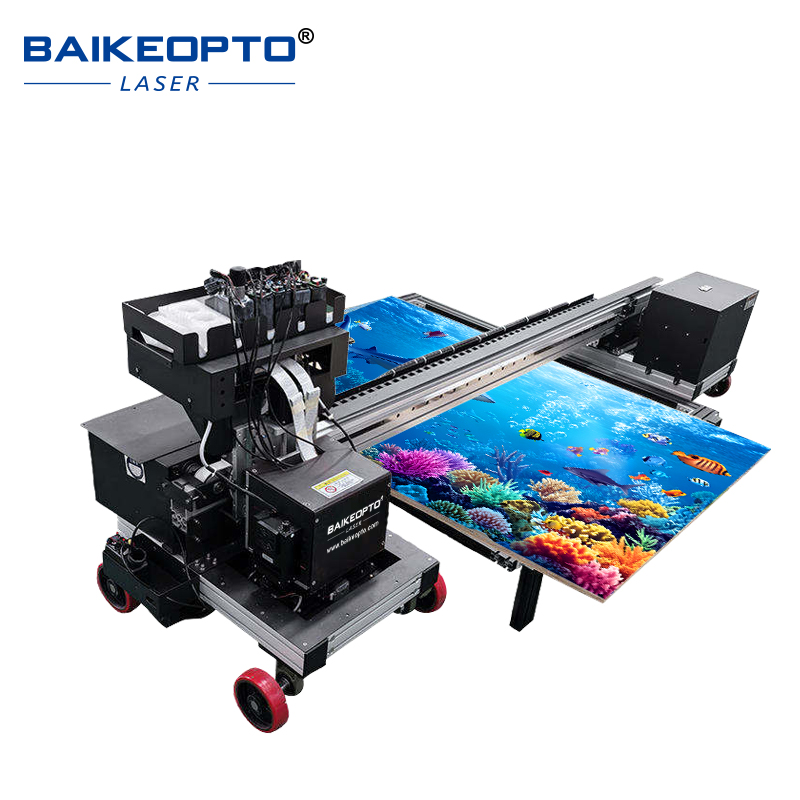 Grote formaat 6090 vlakbed UV- - 3D Printing Machine recensie en prijs