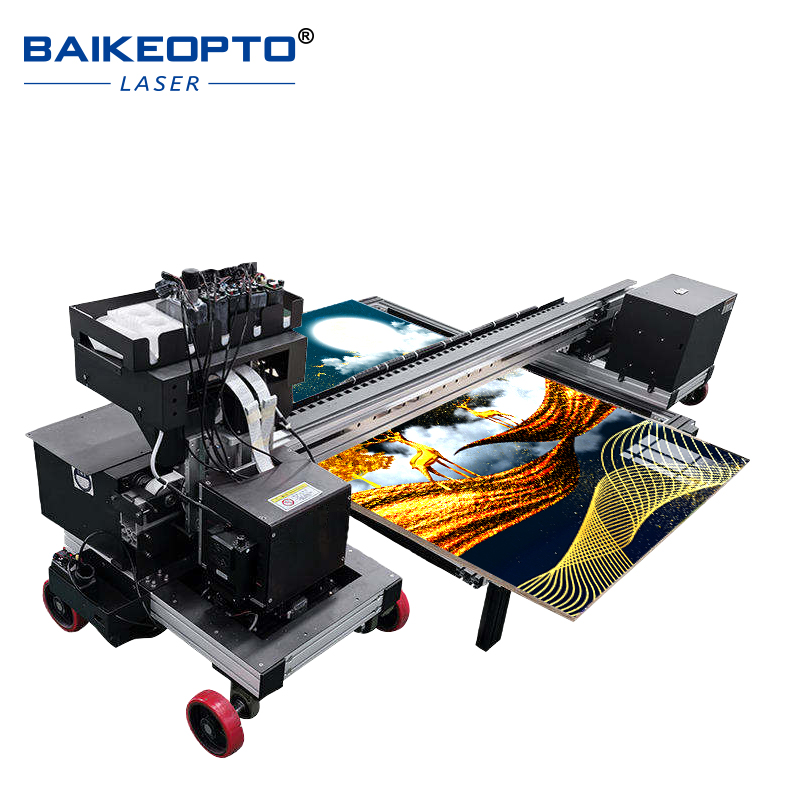 Grote formaat 6090 vlakbed UV- - 3D Printing Machine recensie en prijs