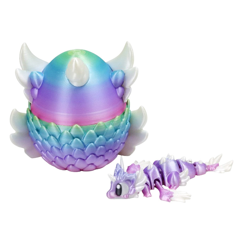 Gradiënt 3D-geprinte drakenei- - 3D Printing Fidget Toys recensie en prijs