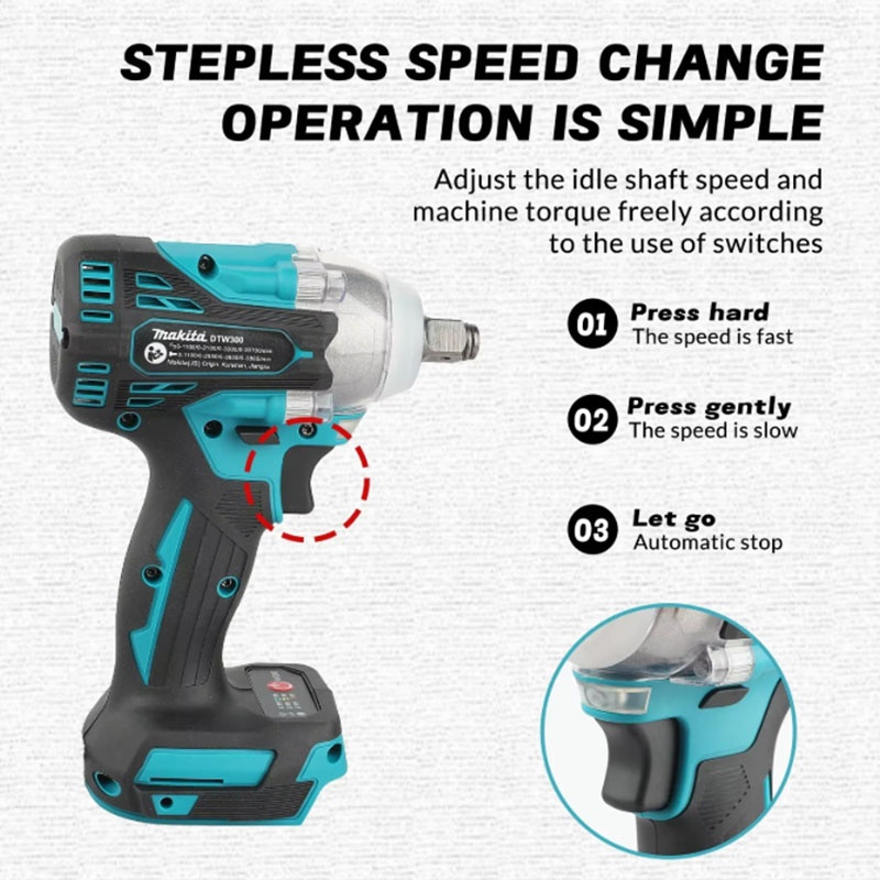 Makita DTW300 18V Borstelloze  - Makita Drill Dtw300 recensie en prijs