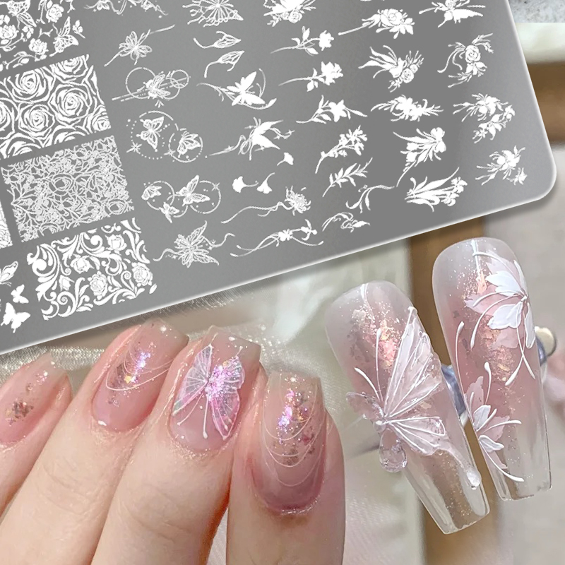 BORN PRETTY Bladeren Bloem Nai - 3D Printing Templates Free recensie en prijs