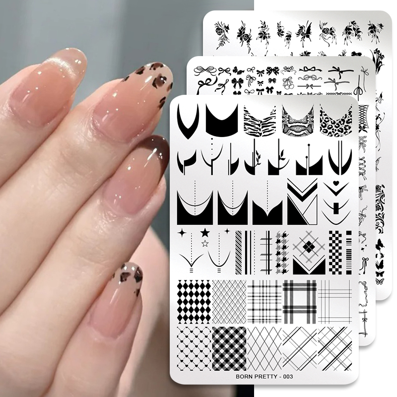 BORN PRETTY Bladeren Bloem Nai - 3D Printing Templates Free recensie en prijs