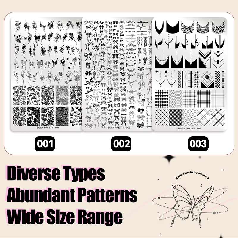 BORN PRETTY Bladeren Bloem Nai - 3D Printing Templates Free recensie en prijs