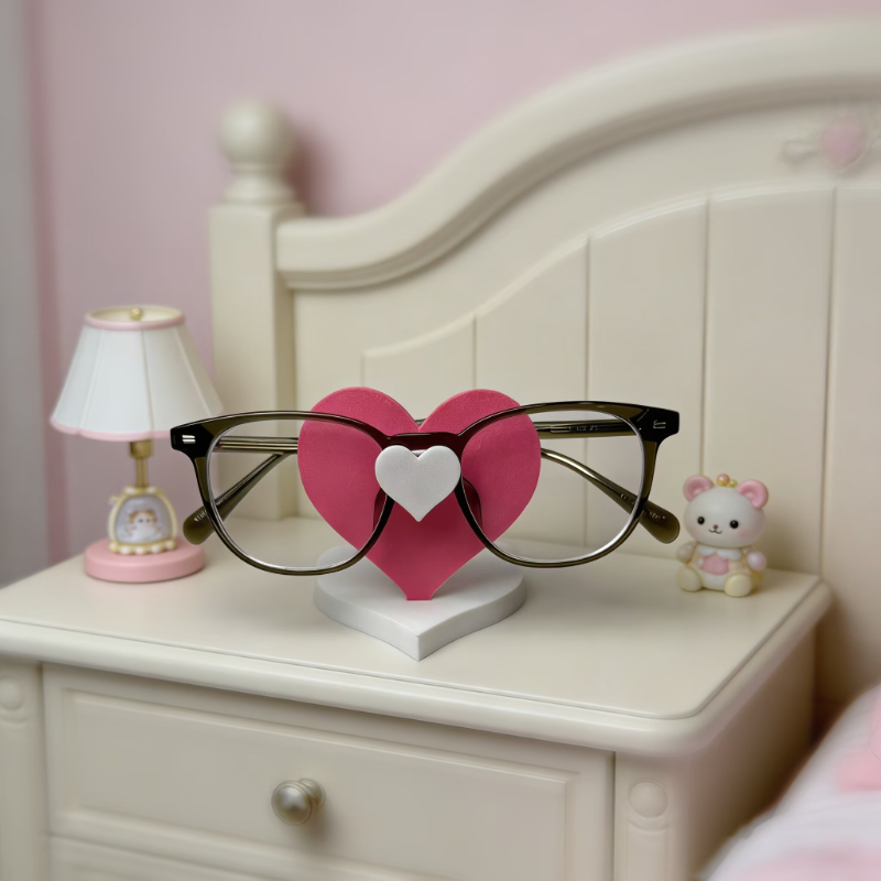 1PC 3D-geprint hartvormig bril - 3D Printing Glasses Frames recensie en prijs