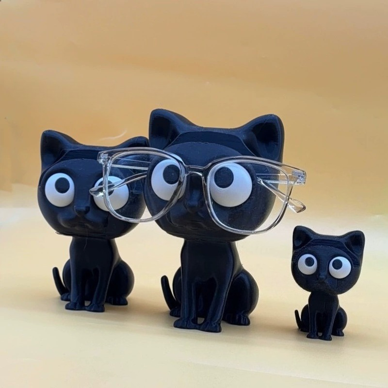 1pc schattig katvormig 3D-gepr - 3D Printing Glasses Frames recensie en prijs