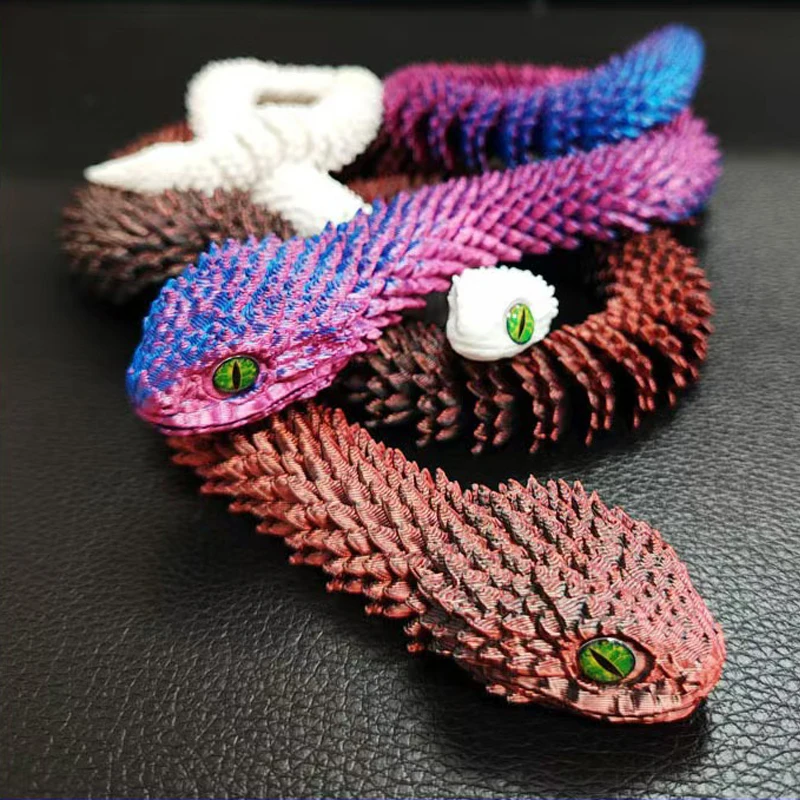 3D-geprinte slang beweegbaar g - 3D Printing Fidget Toys recensie en prijs