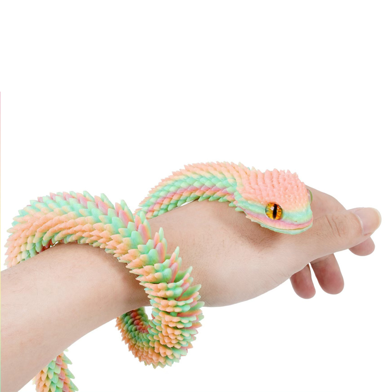 3D-geprinte slang beweegbaar g - 3D Printing Fidget Toys recensie en prijs