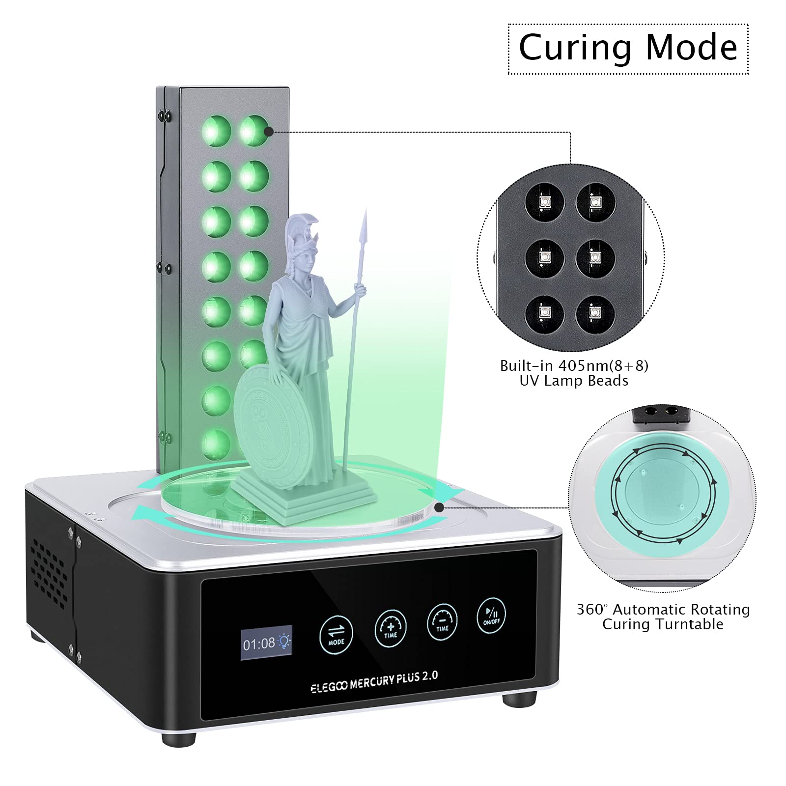 ELEGOO Plus 2.0 Was- en uithar - 3D Printing Machine recensie en prijs