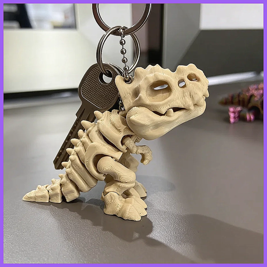3D-geprint T-Rex skeletmodel m - 3D Printing Fidget Toys recensie en prijs