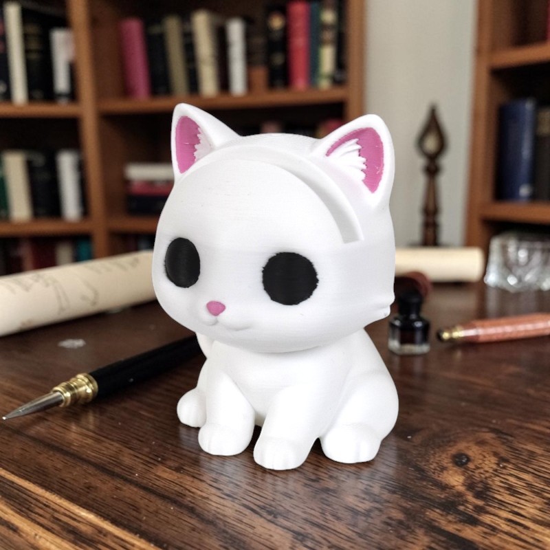 Creatieve schattige katvormige - 3D Printing Glasses Frames recensie en prijs