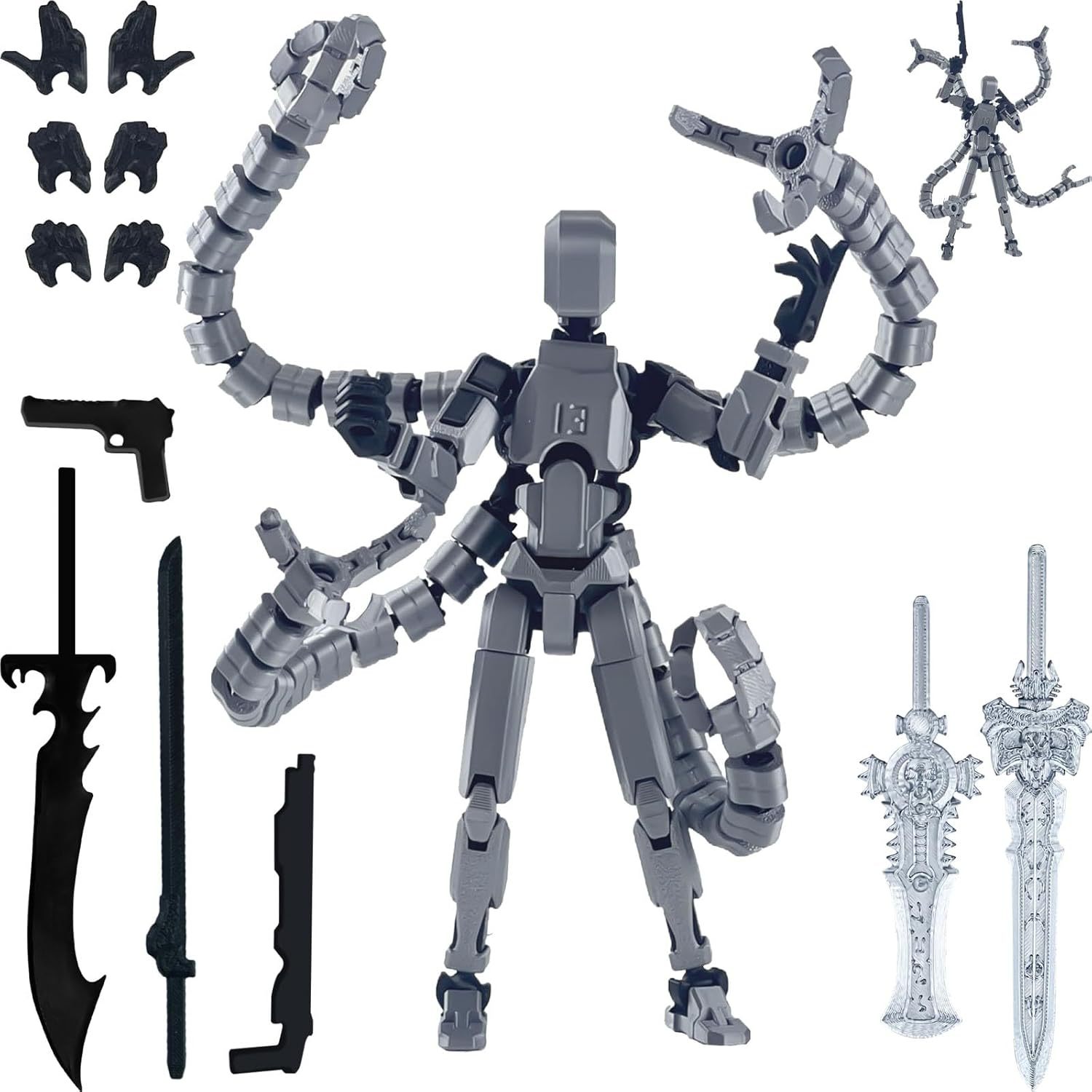 Geassembleerde T13 Action Figu - 3D Printing Titanium recensie en prijs