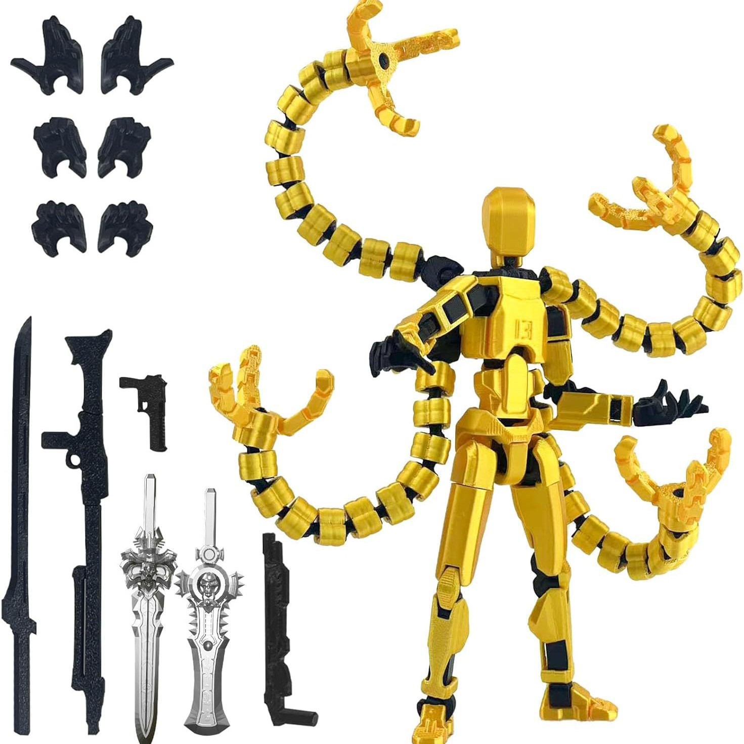 Geassembleerde T13 Action Figu - 3D Printing Titanium recensie en prijs