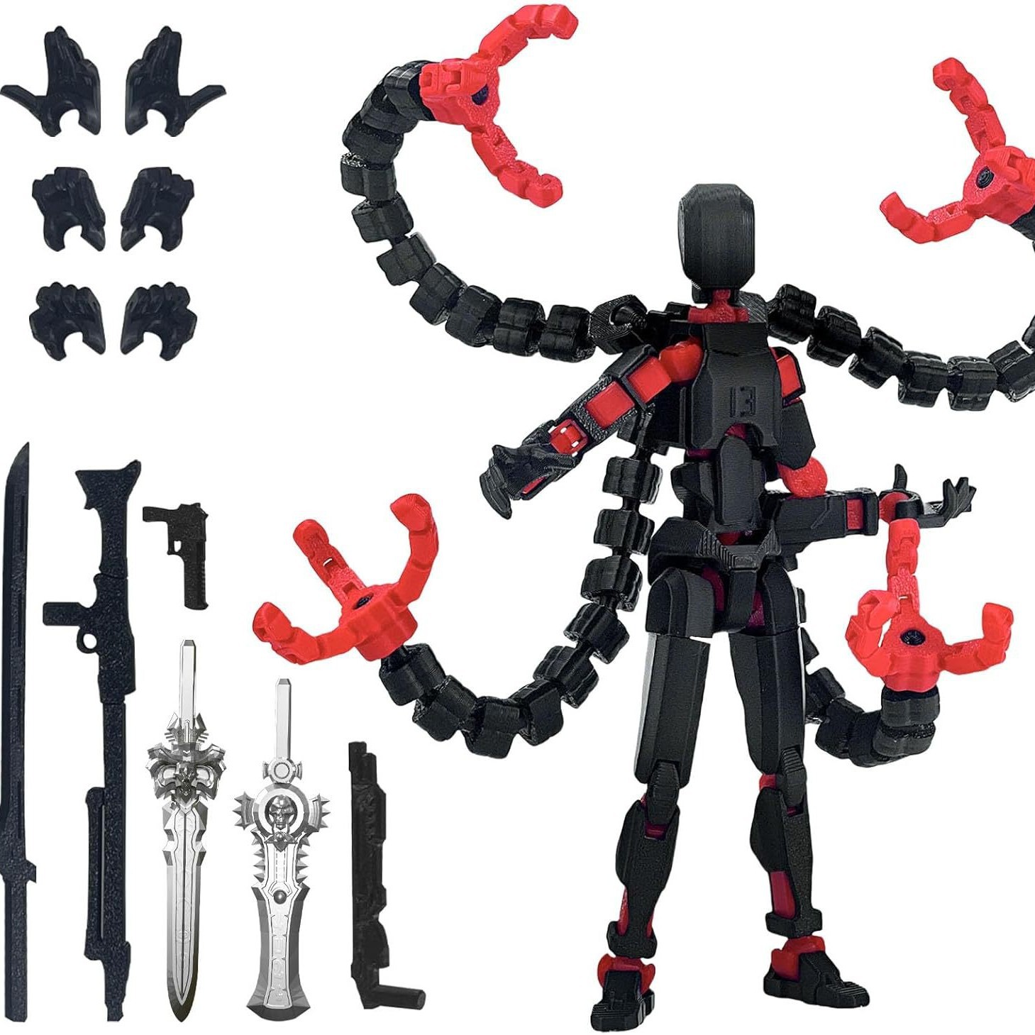 Geassembleerde T13 Action Figu - 3D Printing Titanium recensie en prijs