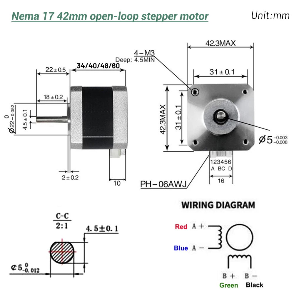 Nema17 Stappenmotor 42 Motor 4 - 3D Printing Machine recensie en prijs