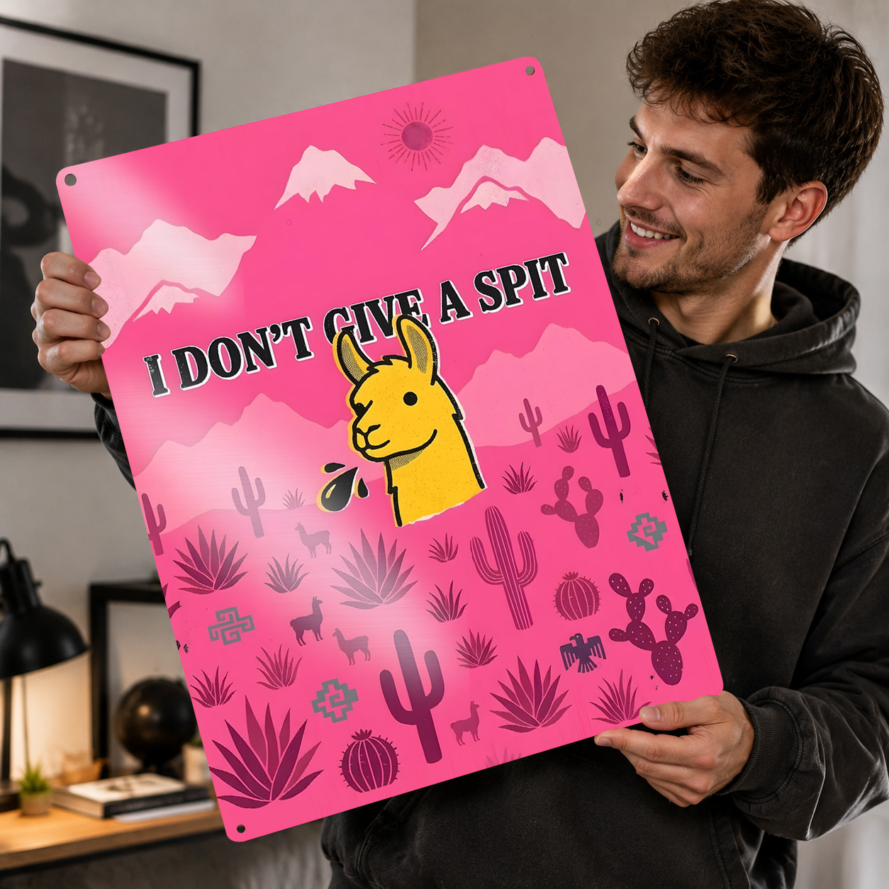 Lama die spuugt Grappig Citaat - 3D Printing Quote recensie en prijs