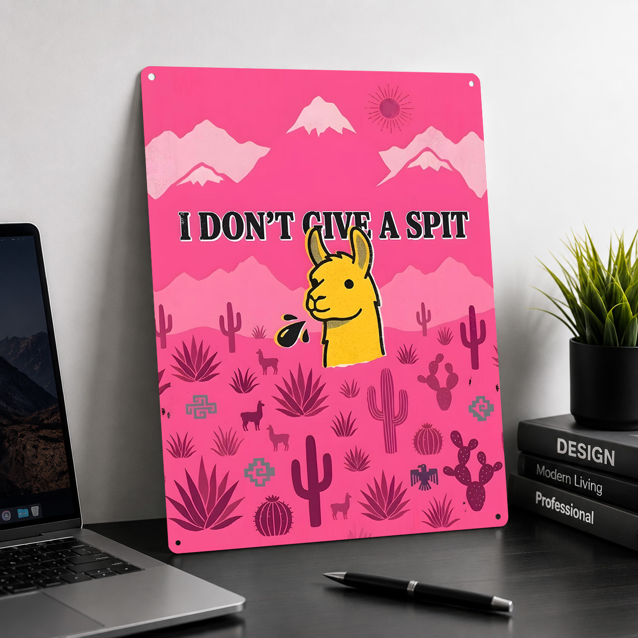 Lama die spuugt Grappig Citaat - 3D Printing Quote recensie en prijs