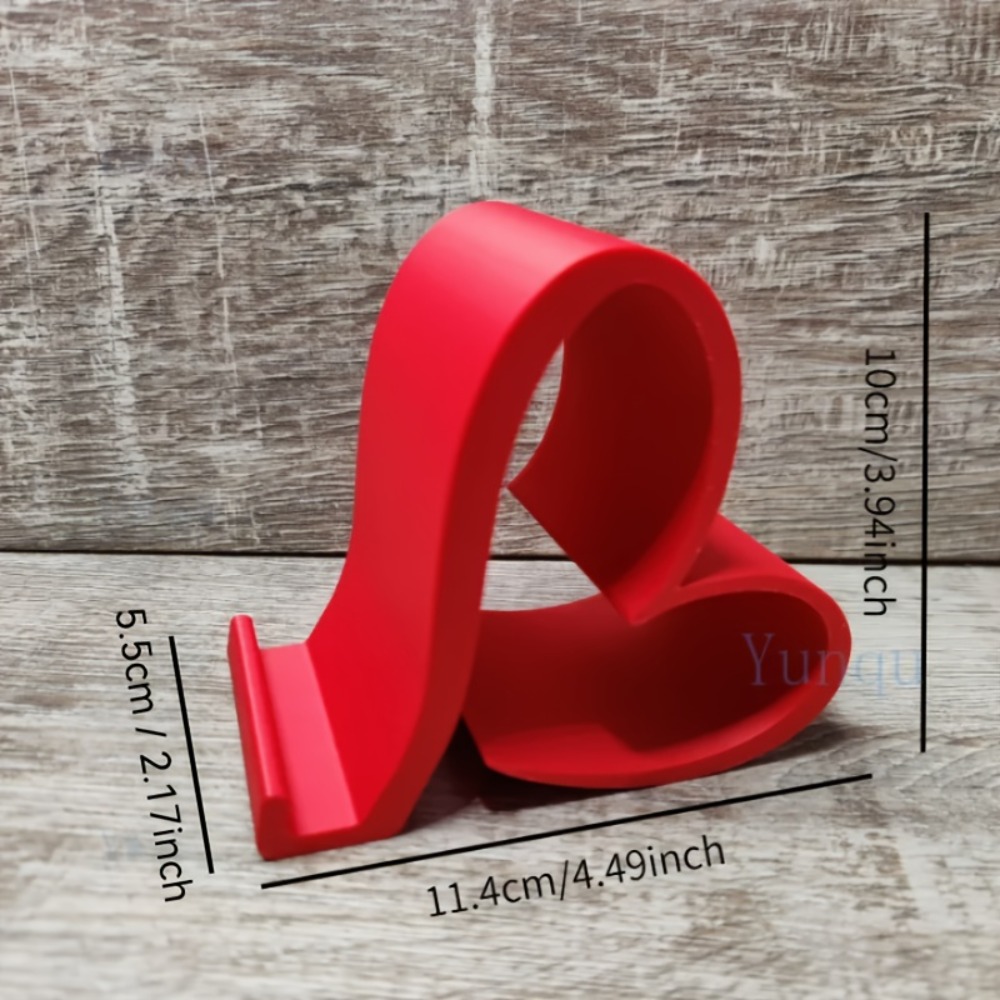 Eén hartvormige telefoonstanda - 3D Printing Tablet recensie en prijs