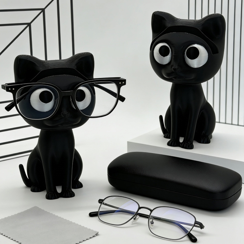 Brillenframehouder Katvormige  - 3D Printing Glasses Frames recensie en prijs