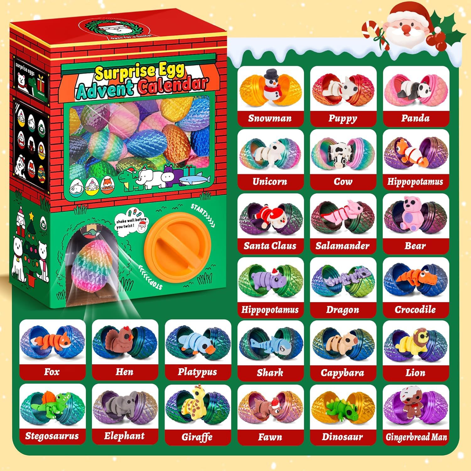24 stuks 3D geprinte verrassin - 3D Printing Fidget Toys recensie en prijs